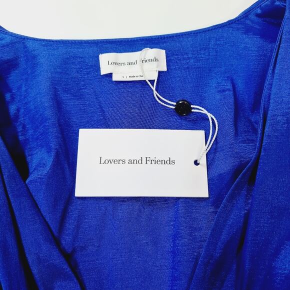 Lovers and Friends Tyra Mini Dress in Indigo Blue Small - Picture 5 of 11